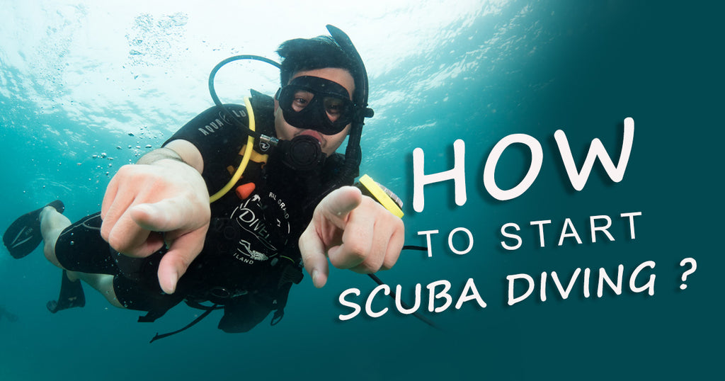 วิธีเริ่มต้น scuba ดำน้ำ?
