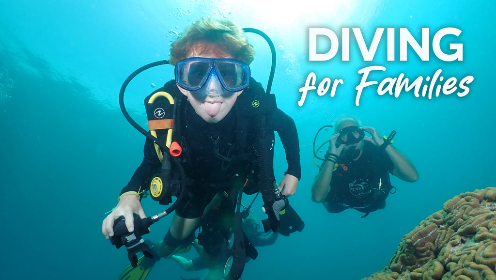 태국 코타오에서 가족을 위한 다이빙