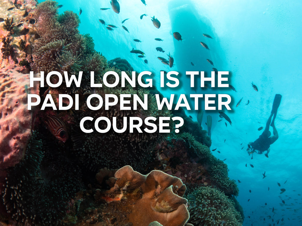 ما هي مدة دورة PADI للمياه المفتوحة؟