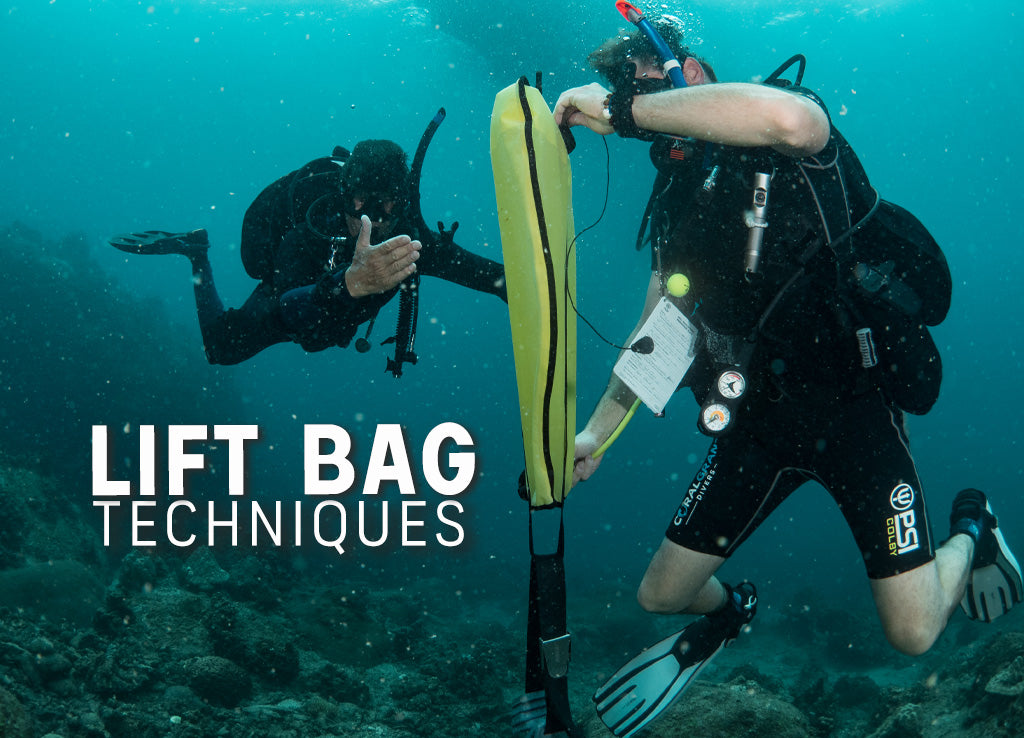 Técnicas avançadas de levantamento de bolsas para salvamento subaquático pesado