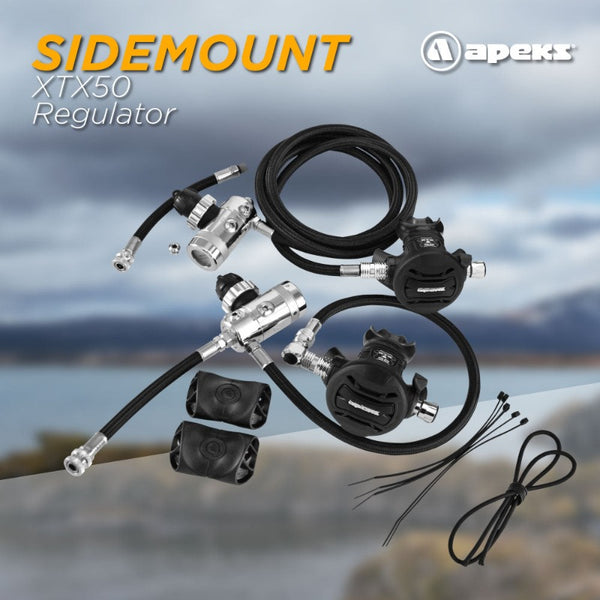 APEKS Sidemount XTX50 Regulator Set | Apeks