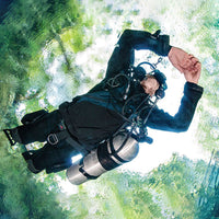     sidemount-diver-from-below